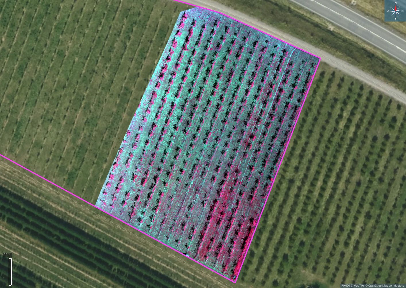 False Color Infrarot-Komposit Multispektralkamera